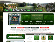 Tablet Screenshot of golfphototour.com